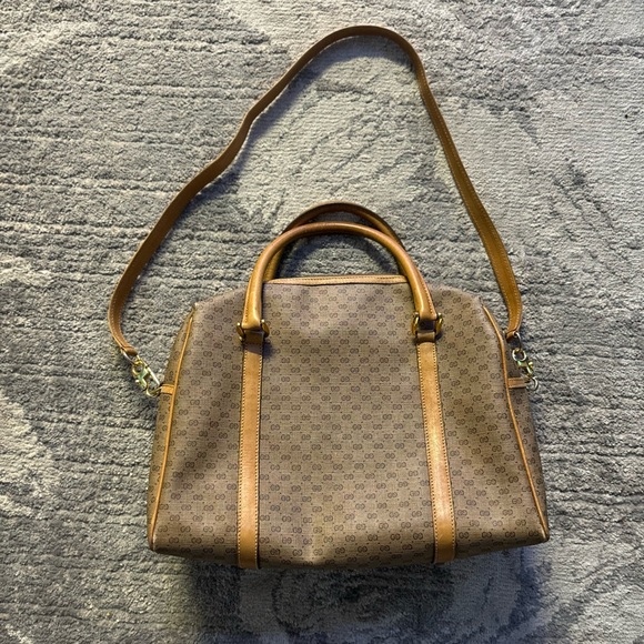 1985 GUCCI MICROGUCCISSIMA 2 WAY SHOULDER BAG - Picture 8 of 9